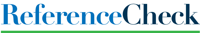 Reference check logo